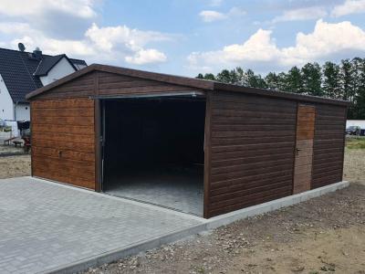 6x5 Blechgarage mit Satteldach EXTRALINE v5